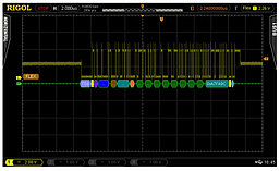 Декодирование по протоколу FlexRay Rigol SD-FlexRay-DS4000