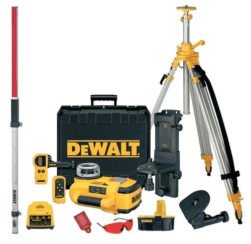 Cамовыравнивающийся ротационный лазерный уровень  DEWALT  DW079PKH-QW