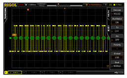 Программа для декодирования по протоколам RS232/UART Rigol SD-RS232-DS6000