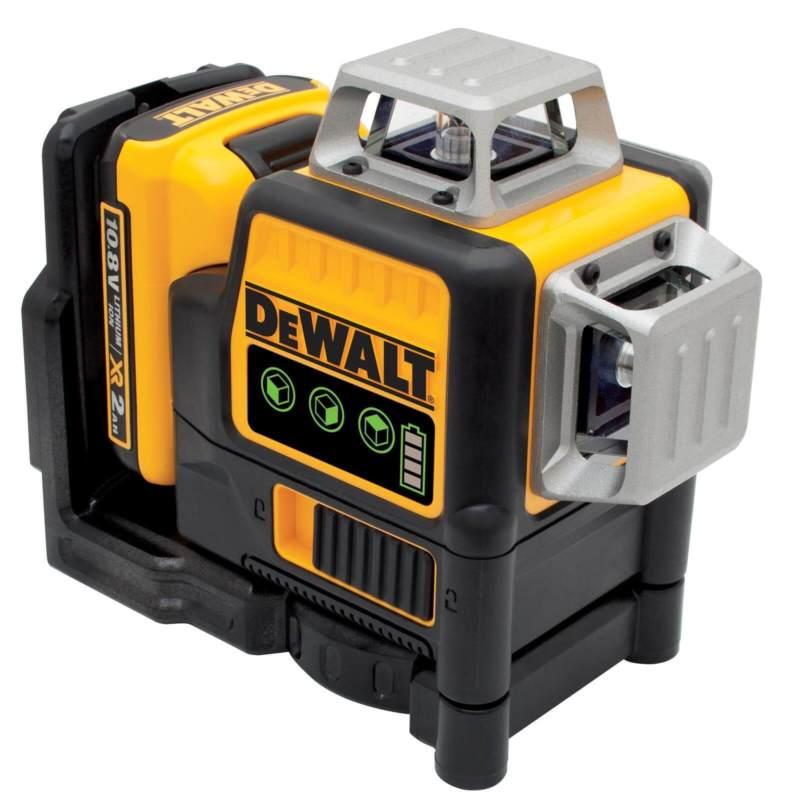 НОВИНКА Cамовыравнивающийся ЗЕЛЕНЫЙ лазерный уровень DEWALT DCE089D1G-QW