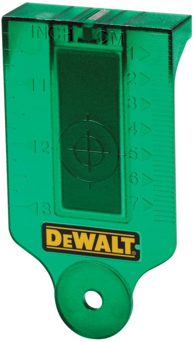 Мишень-лучеуловитель для зеленых лазерных уровней DEWALT DE0730G-XJ - фото 1 - id-p65809353