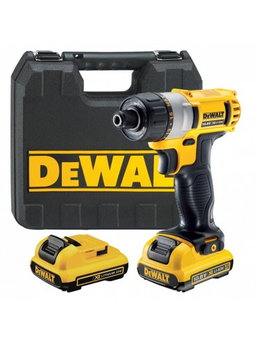 DEWALT  компактная дрель-шуруповерт 10.8 В XR  DCF610D2-QW