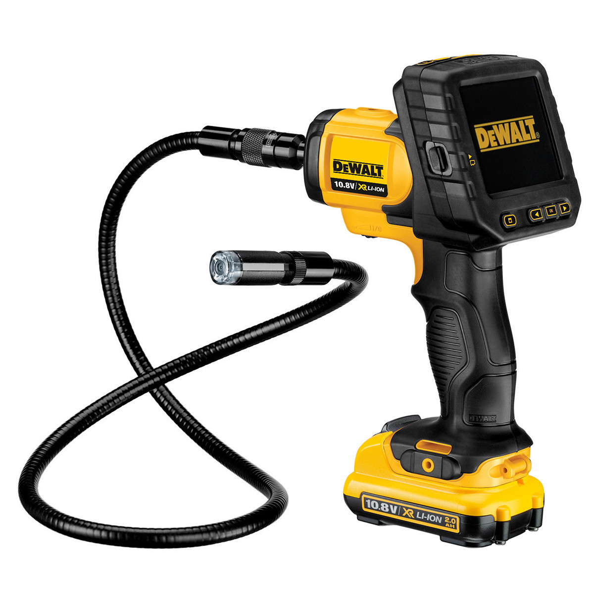 DEWALT 10.8 В XR инспекционная камера, водонепроницаемый кабель DCT410D1-QW