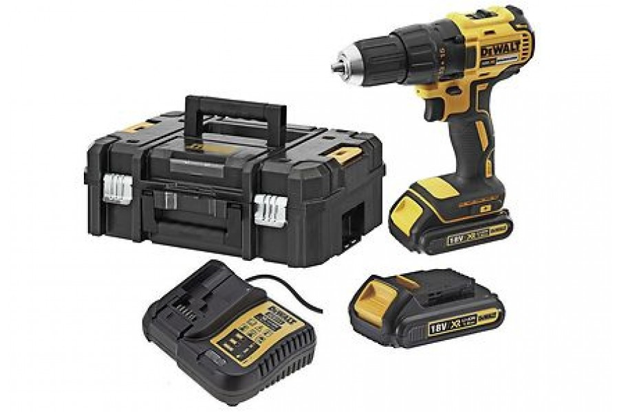 DEWALT 18.0 В XR бесщеточная дрель-шуруповерт DCD777S2T-QW