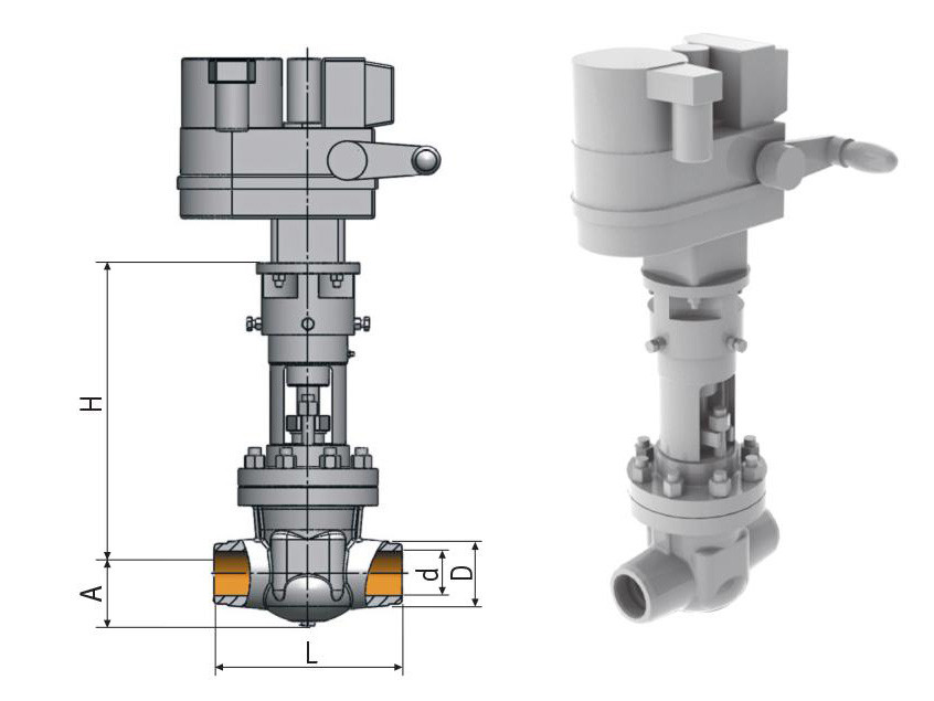 Задвижка 1511-100-Э