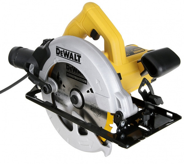 Дисковая ручная пила, 1350 Вт,  DEWALT  DWE560-KS