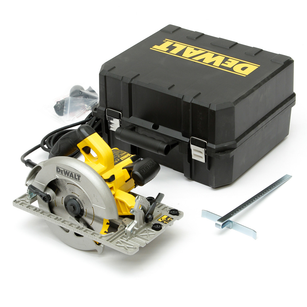 Дисковая ручная пила, 1600 Вт,  DEWALT  DWE576K-QS