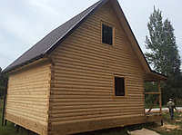 Дом-баня 6 на 8 из проф.бруса 150*150. Строительство деревянного дома 24