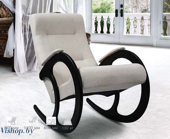 Кресло-качалка, Модель 3 Verona Light Grey - фото 1 - id-p66295515