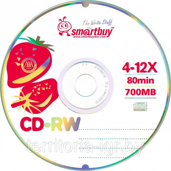 CD-RW 700mb Smartbuy, smarttrack, Mirex диски в ассортименте. - фото 2 - id-p66302186