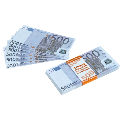 Забавная пачка денег 500 евро - фото 1 - id-p66326346
