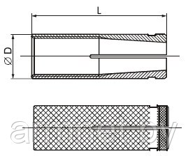 ЦАНГА ЛАТУННАЯ М12 - фото 2 - id-p2909084