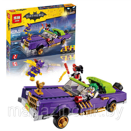 Бэтмен 10633 Лоурайдер Джокера (аналог Lego Batman 70906) - фото 1 - id-p66330278