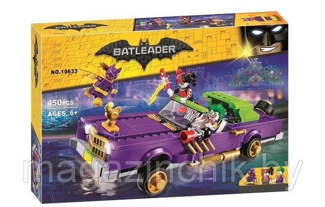 Бэтмен 10633 Лоурайдер Джокера (аналог Lego Batman 70906) - фото 2 - id-p66330278