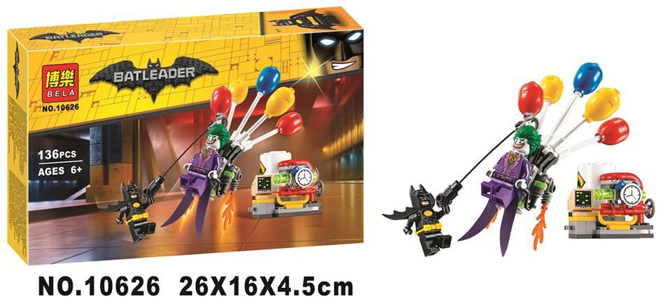 Конструктор Бэтмен 10626 Побег Джокера на воздушном шаре (аналог Lego Batman 70900) - фото 1 - id-p66347400