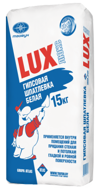 Гипсовая шпатлевка белая LUX