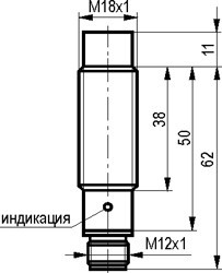 Индуктивный датчик ISN EC4A-31P-12-LS4 - фото 2 - id-p65917951