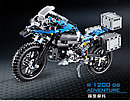Конструктор Decool 3369 2-в-1 Мотоцикл BMW R 1200 GS Adventure Красный (аналог Lego Tehnic), 603 дет., фото 2