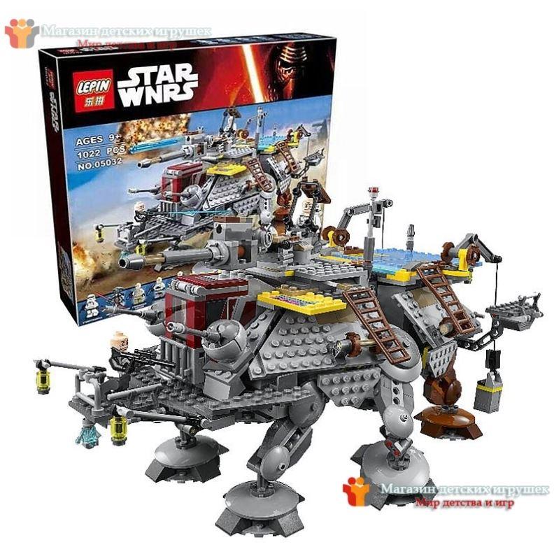 Конструктор Lepin 05032 - аналог Lego 75157 Star Wars Шагающий вездеход AT-TE Капитана Рекса - фото 2 - id-p66377781
