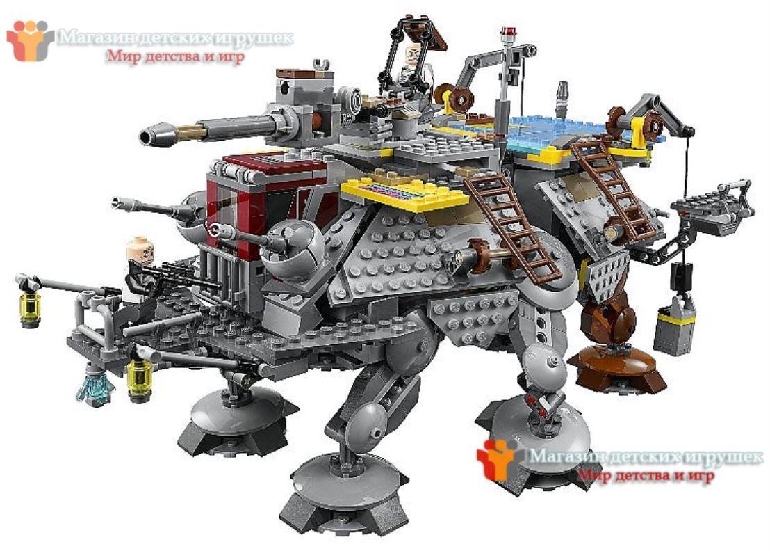 Конструктор Lepin 05032 - аналог Lego 75157 Star Wars Шагающий вездеход AT-TE Капитана Рекса - фото 3 - id-p66377781