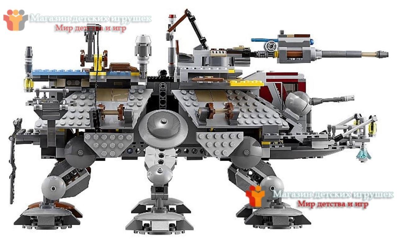 Конструктор Lepin 05032 - аналог Lego 75157 Star Wars Шагающий вездеход AT-TE Капитана Рекса - фото 4 - id-p66377781