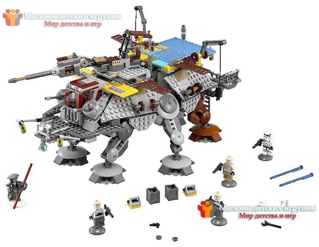 Конструктор Lepin 05032 - аналог Lego 75157 Star Wars Шагающий вездеход AT-TE Капитана Рекса - фото 5 - id-p66377781