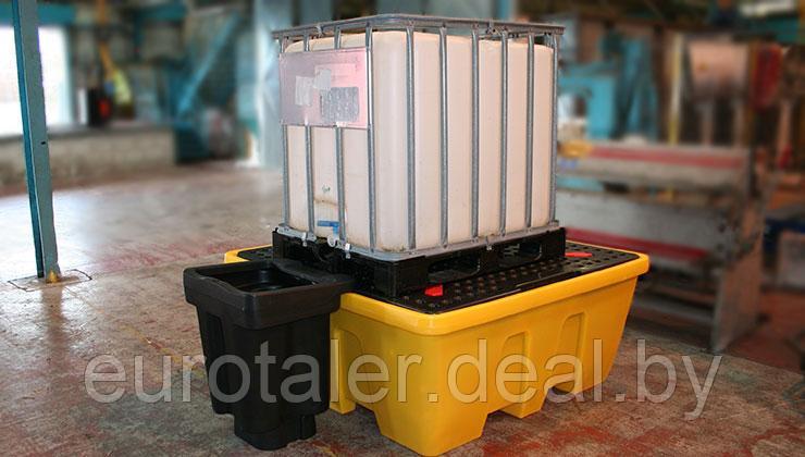 Поддон-контейнер 1260 л для 1х или 2х IBC кубов (в штабель) - фото 2 - id-p66403211