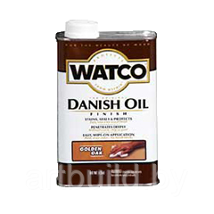 Датское защитное тонирующее масло Watco Danish Oil (0.473 л.) Золотой дуб, фото 2