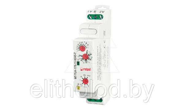 Таймер многофункциональный RELPOL MT-TUA-17S-11-9240-7 10А, 1CO,12-240VAC/DC, 1с...10сут - фото 1 - id-p66425718