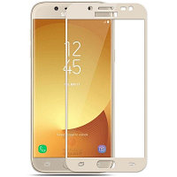 Защитное стекло Aiwo Full Screen Cover 0.33 mm Gold для Samsung J330F Galaxy J3 (2017)