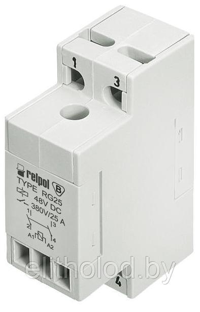 Реле модульное RELPOL RG25-1022-28-3230, 25А, 2NO, 230VАС, 1,5M,