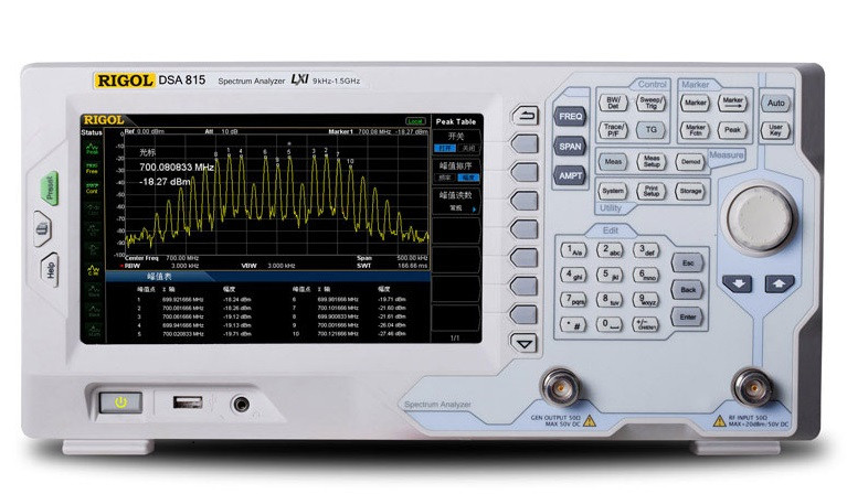 Анализатор спектра Rigol DSA815-TG