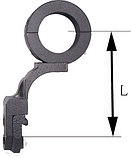 Кронштейн боковой для перехода с ласточкиного хвоста на кольца с посадочным диаметром 30 мм., фото 5