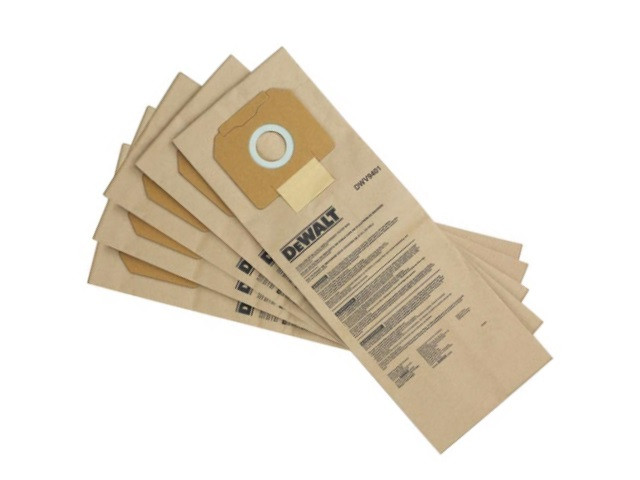 Мешки бумажные для пылесосов, DEWALT  DWV9401-XJ