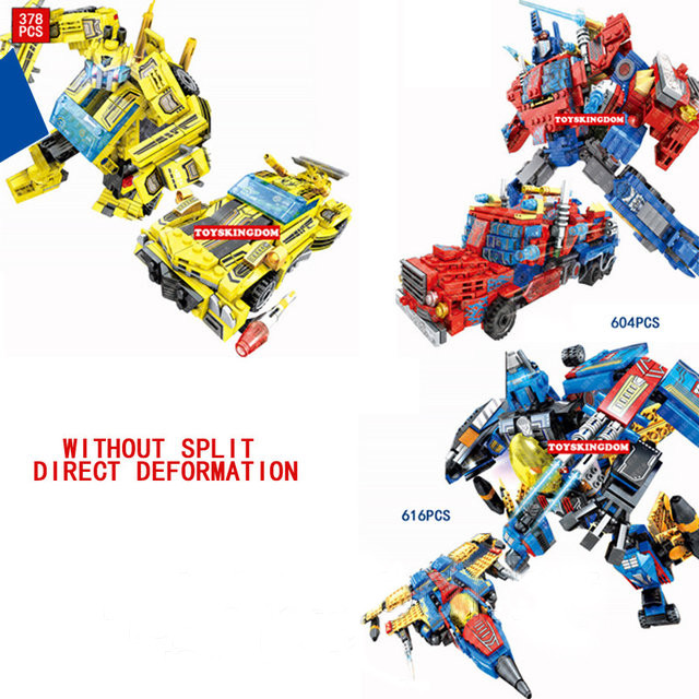 Конструктор Sluban SY951 Transformers 2в1 Optimus Prime 604 детали - фото 3 - id-p66467403