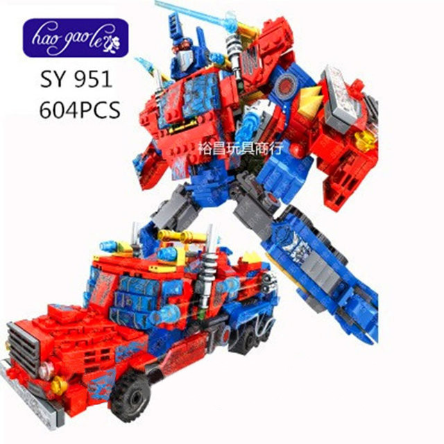 Конструктор Sluban SY951 Transformers 2в1 Optimus Prime 604 детали