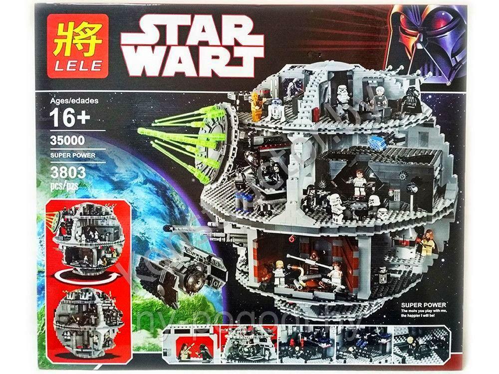 Конструктор Lele StarWars "Звезда смерти" 35000 (Реплика LEGO Star Wars 10188) 3803 д - фото 2 - id-p66497008