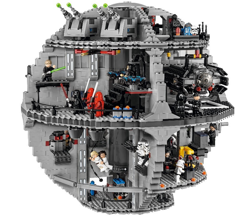 Конструктор Lele StarWars "Звезда смерти" 35000 (Реплика LEGO Star Wars 10188) 3803 д - фото 4 - id-p66497008