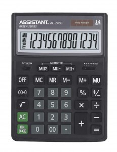 Калькулятор бухгалтерский настольный ASSISTANT 2488 14 разр.