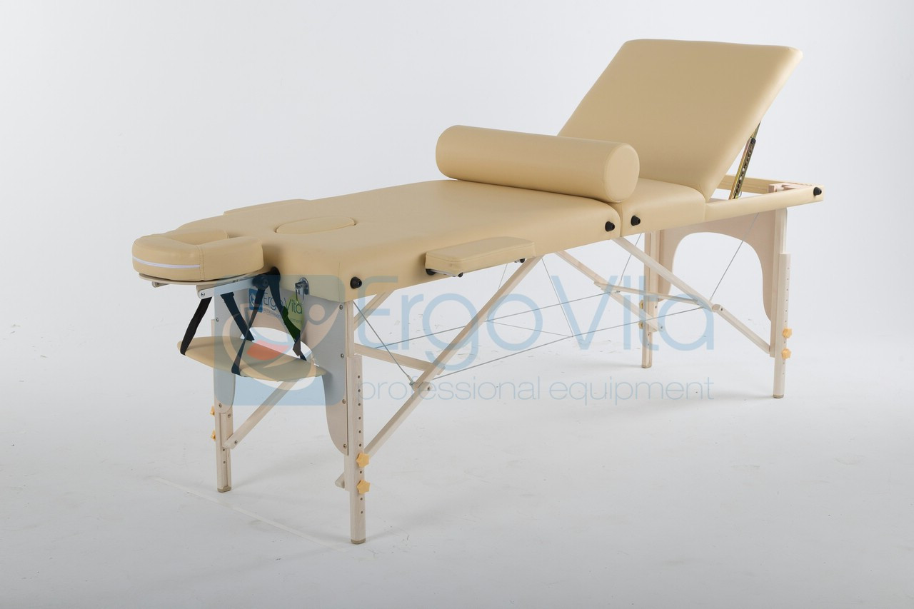 Массажный стол ErgoVita Master Plus (Бежевый,кремовые ножки) - фото 1 - id-p66571658
