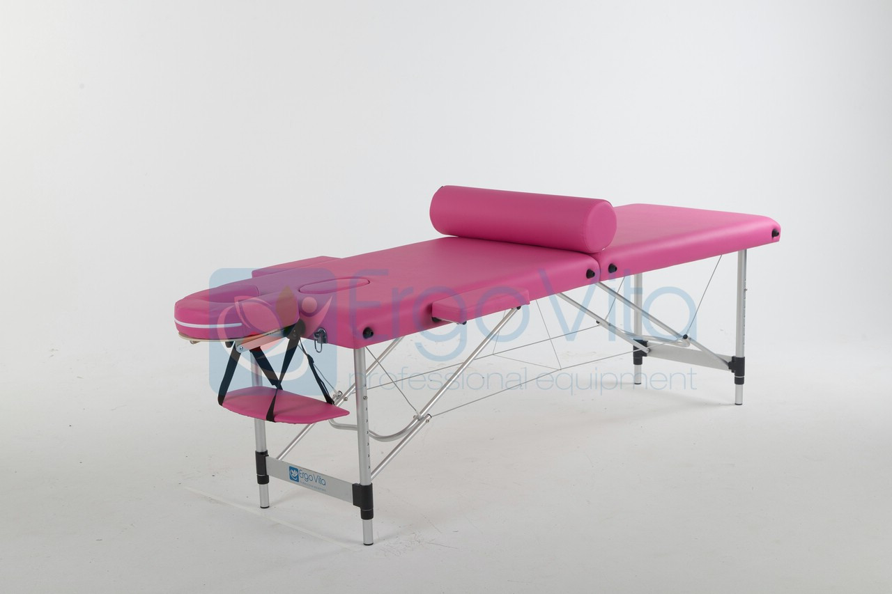 Массажный стол ErgoVita Classic Alu (Розовый) - фото 1 - id-p66571704