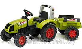 Детский педальный трактор с прицепом FALK Claas Arion 430 ,1040AB