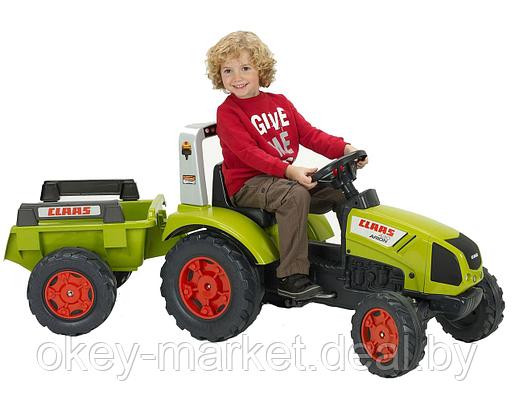 Детский педальный трактор с прицепом FALK Claas Arion 430 ,1040AB, фото 3
