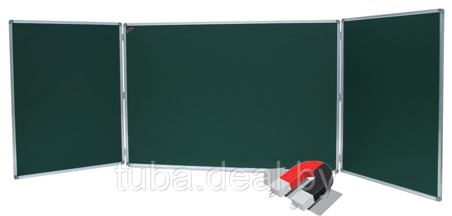 Доска трехэлементная магнитно-меловая BoardSYS 120 х 500см - фото 1 - id-p66636759