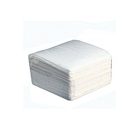Салфетки бумажные однослойные, белые 100 шт (250мм*250мм) (стоимость без НДС)