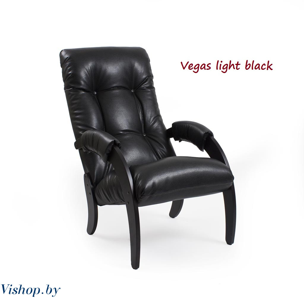 Кресло для отдыха Модель 61 Vegas light black - фото 1 - id-p66647209