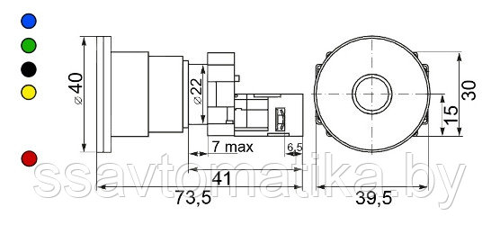 Кнопка XB2-BC31 (зеленая) - фото 2 - id-p66661053