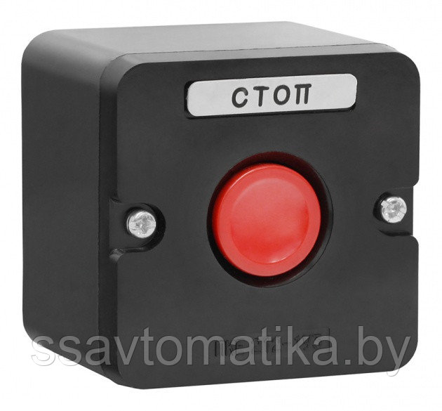 Пост кнопочный ПКЕ 212-1 (красный) - фото 1 - id-p66661144