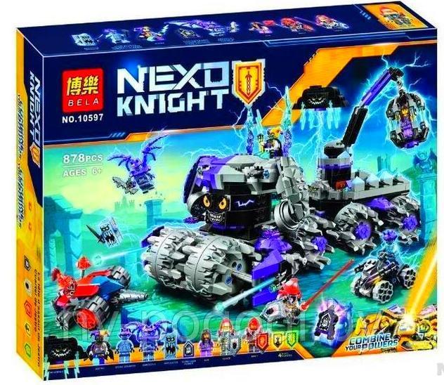 Конструктор Нексо Найтс Три брата "Штаб Джестро" Bela 10597 аналог Lego Nexo knights 70352