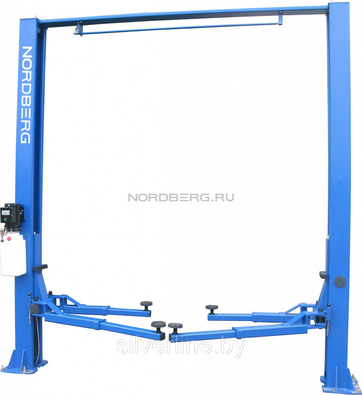 Подъемник 2-х стоечный с верхней синхронизацией, г/п 4 тонны  NORDBERG N4120H2-4T